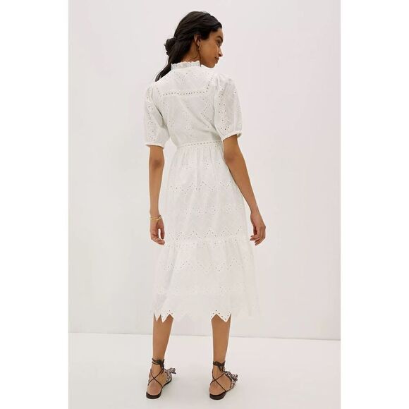 Anthropologie - Cymbeline Eyelet Maxi Dress by Forever that Girl - Picture 3 of 10